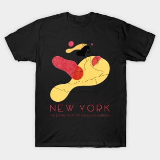 NEW YORK: The Empire State of Endless Adventure T-Shirt